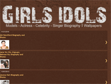 Tablet Screenshot of girlsidols.com